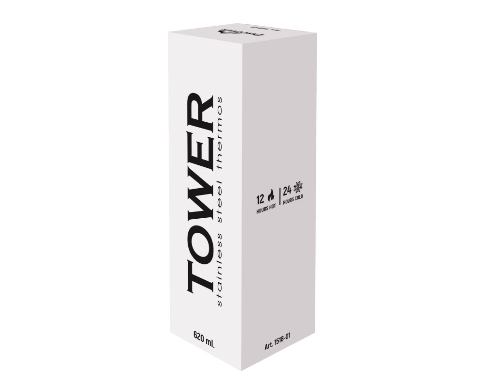 Термопляшка Tower, ТМ Discover — Білий
