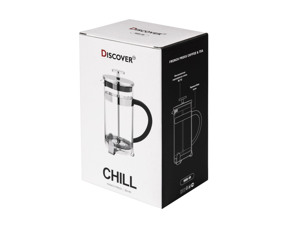 Френч-прес  Chill, 350 ml TM Discover — Чорний