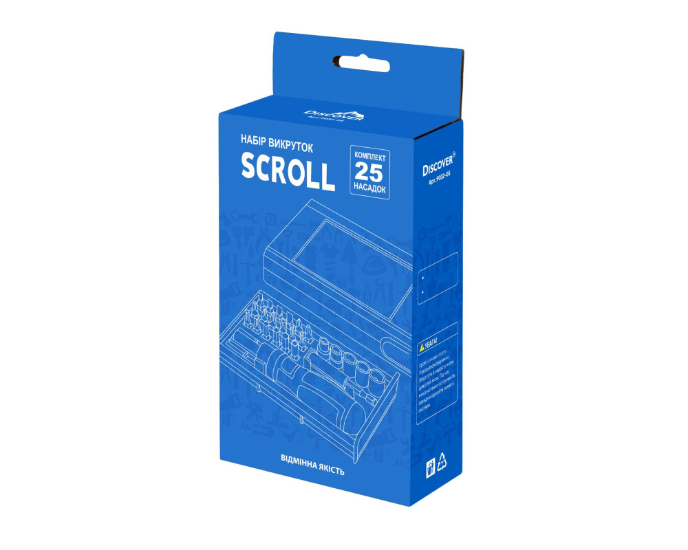 Набір інструментів  Scroll, TM Discover — Синій