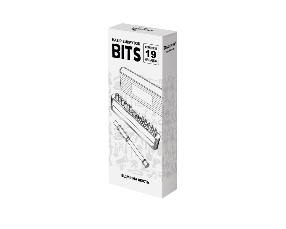 Набір інструментів  Bits, TM Discover — Білий