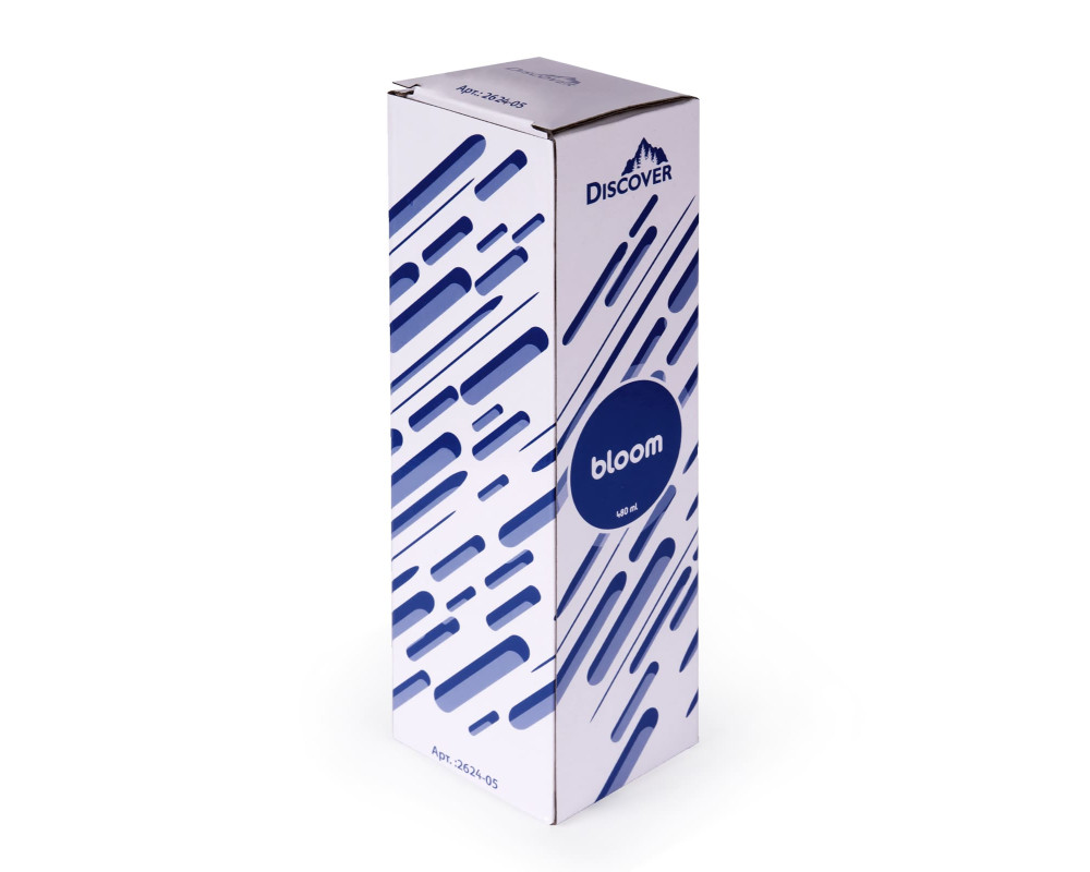 Термопляшка Bloom2, ТМ Discover — Синій