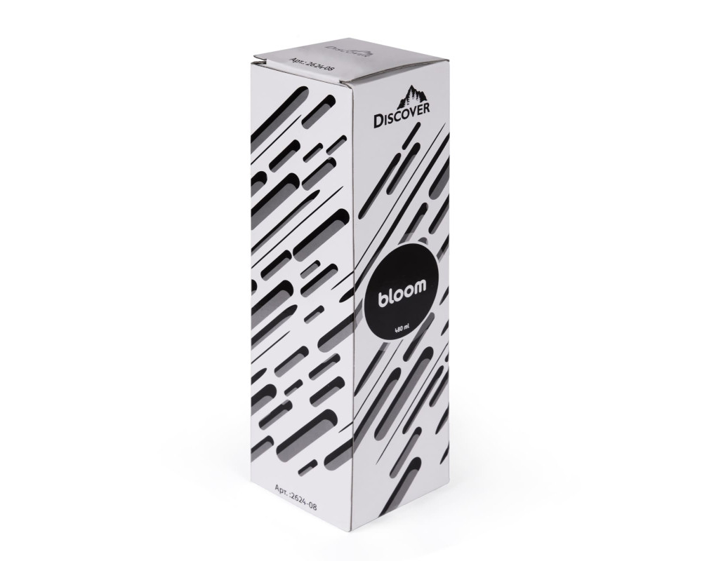 Термопляшка Bloom2, ТМ Discover — Чорний
