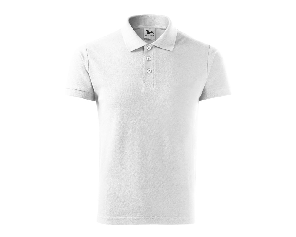 Поло Cotton heavy 220 — Белый