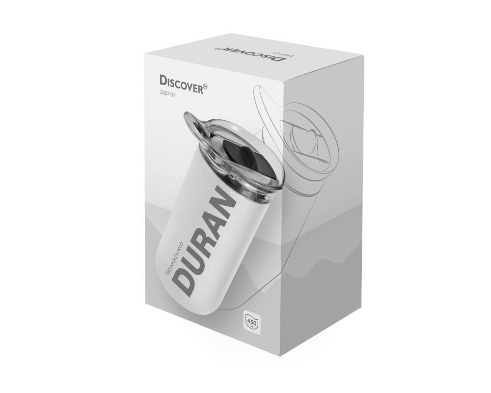 Термокружка Duran, TM Discover — Білий