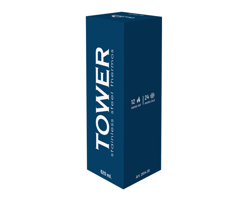 Термопляшка Tower, ТМ Discover — Синій