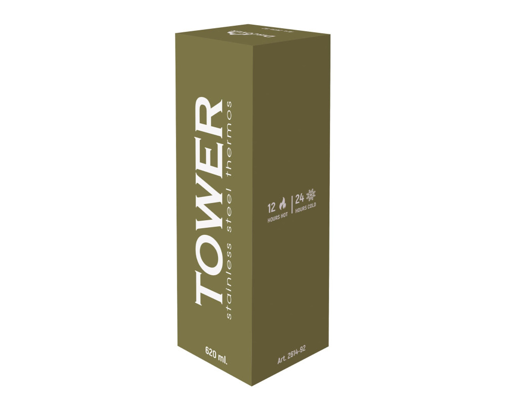 Термопляшка Tower, ТМ Discover — Зелений