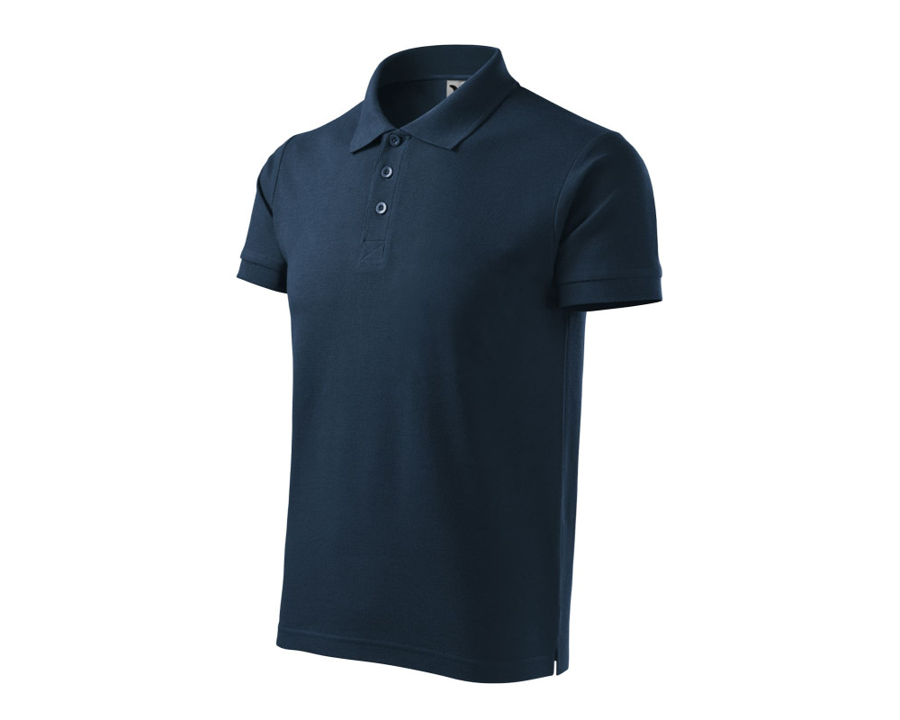 Поло Cotton heavy 220 — Синий