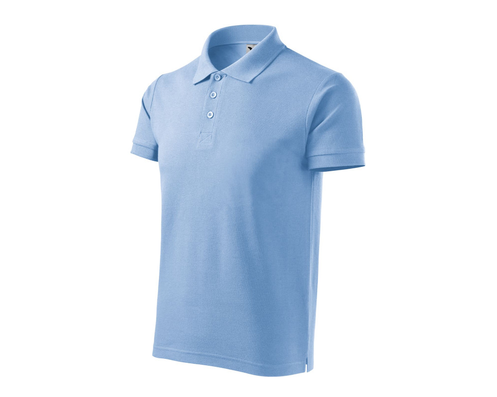 Поло Cotton heavy 220 — Синий