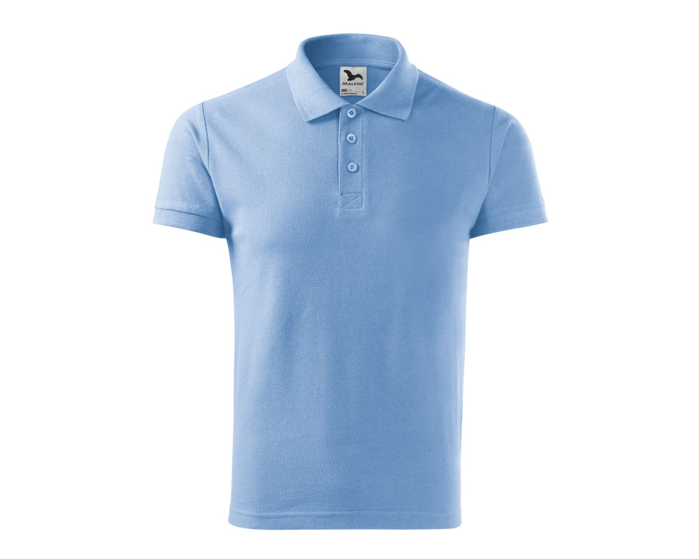 Поло Cotton heavy 220 — Синий