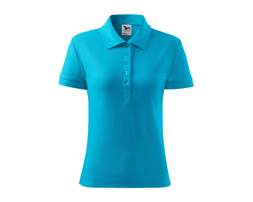 Поло женское Cotton Heavy 220 — Синий