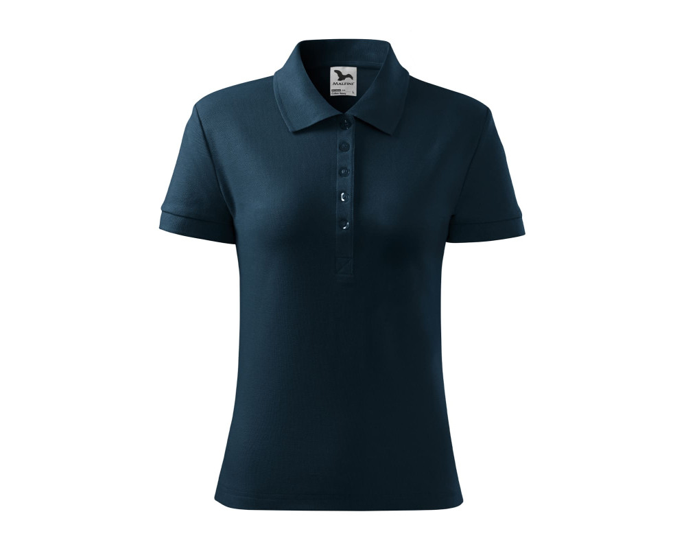 Поло женское Cotton Heavy 220 — Синий