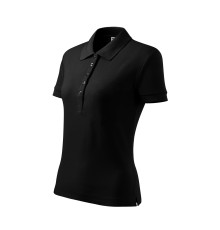 Поло женское Cotton Heavy 220 — Чёрный