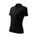 Поло женское Cotton Heavy 220 — Чёрный