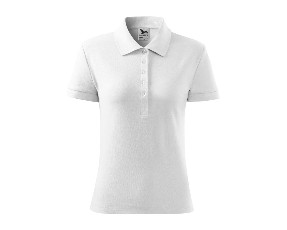 Поло женское Cotton Heavy 220 — Белый