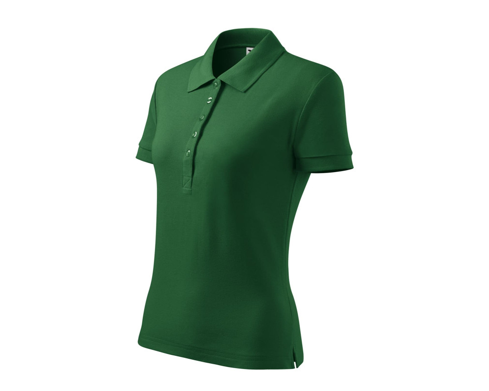 Поло женское Cotton Heavy 220 — Зеленый