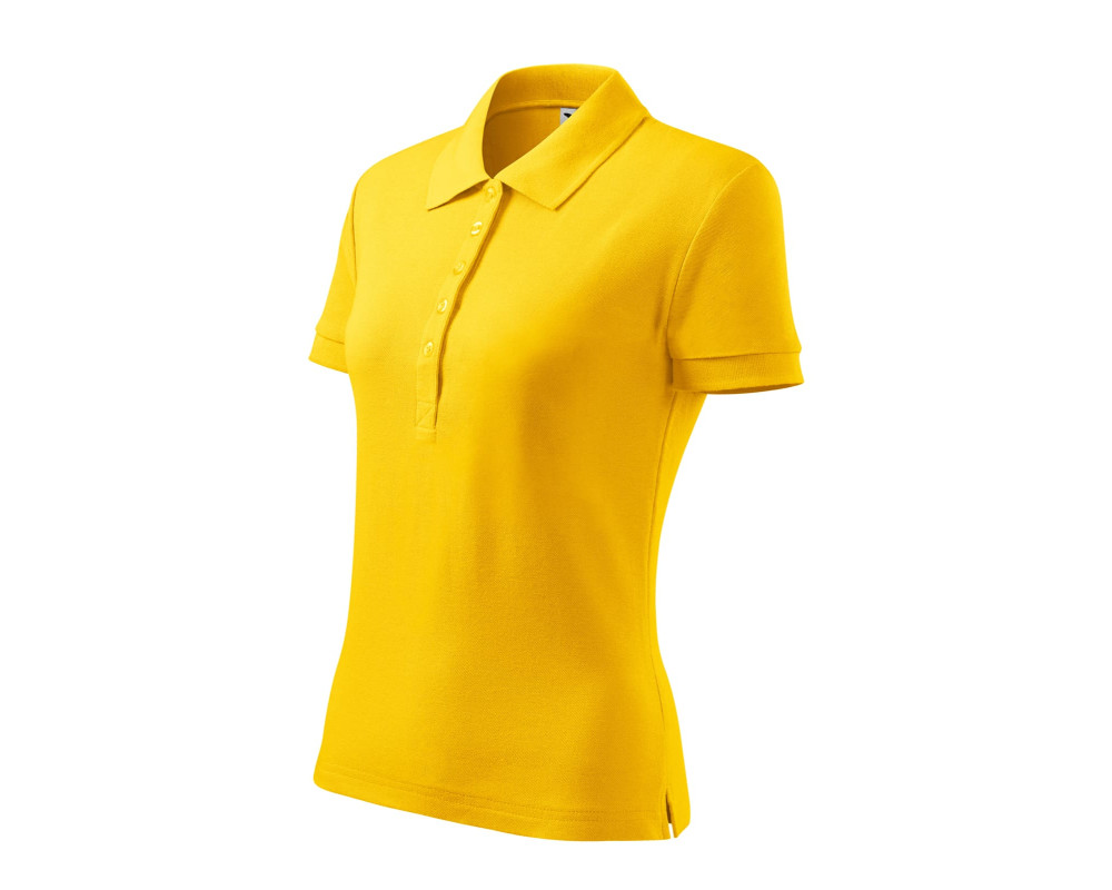 Поло женское Cotton Heavy 220 — Жёлтый