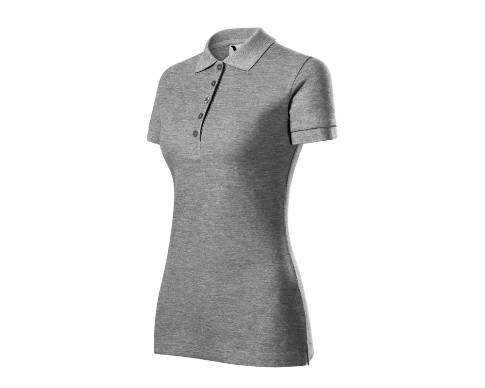 Поло женское Cotton Heavy 220 — Серый