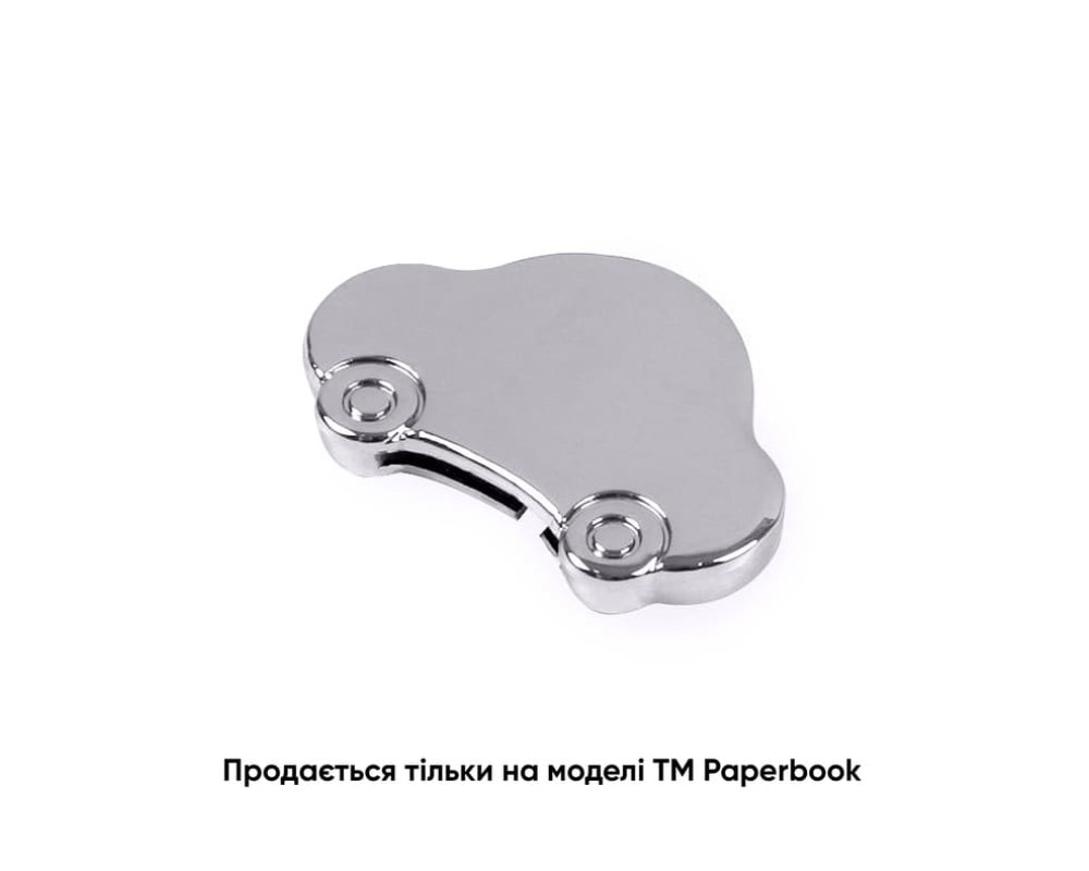 Змінна металева табличка автомобіль для записної книжки — срібний