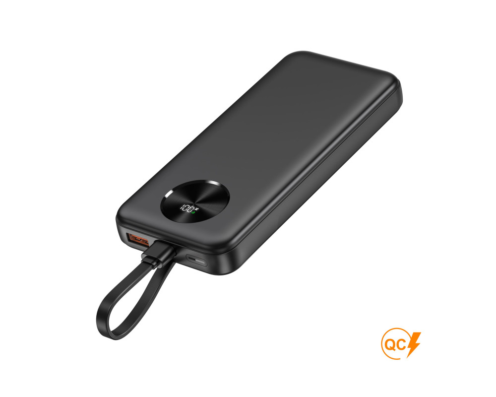 Повербанк Bulo 10000 mAh 22,5W, ТМ TEG — Чорний
