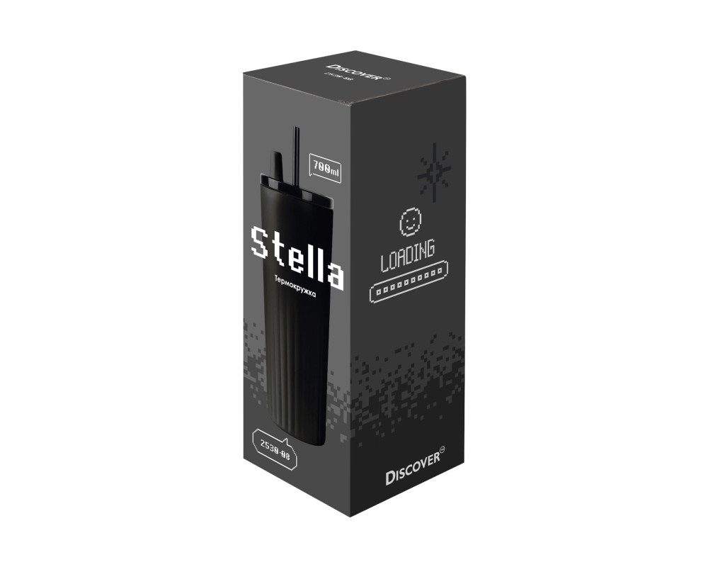Термокружка Stella, TM Discover — Чорний