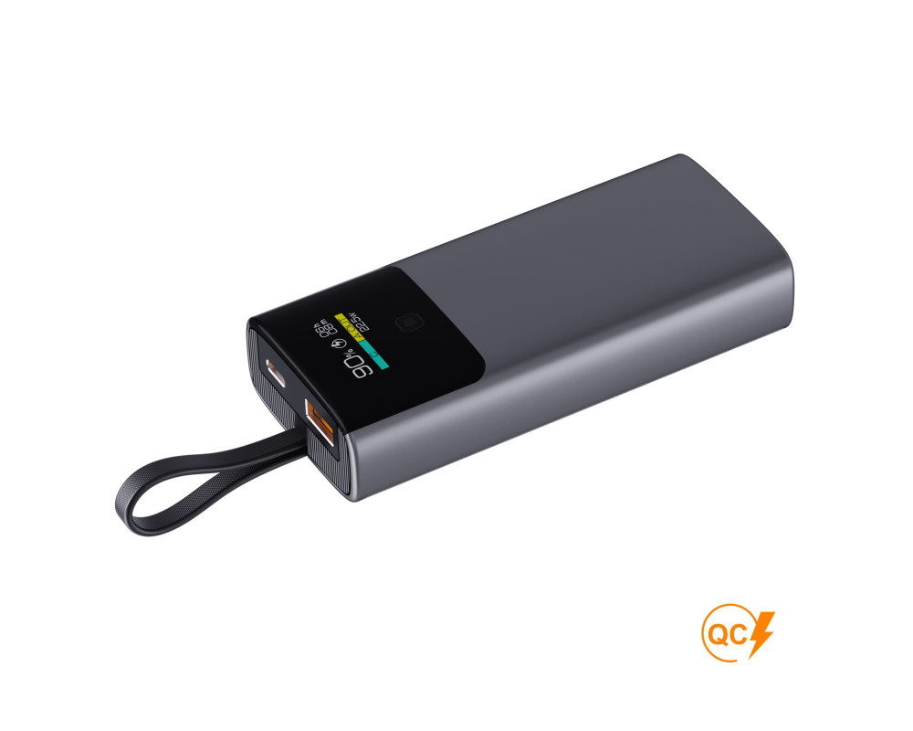 Повербанк Unic 9000 mAh, ТМ TEG — Сірий