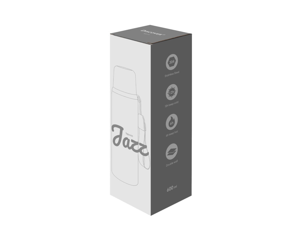 Термос Jazz, TM Discover — Білий