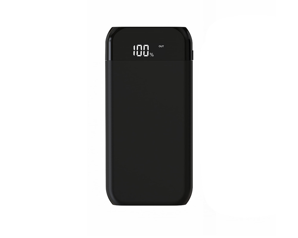 Повербанк з підсвіткою Galaxy 10000 mAh, ТМ TEG — Білий