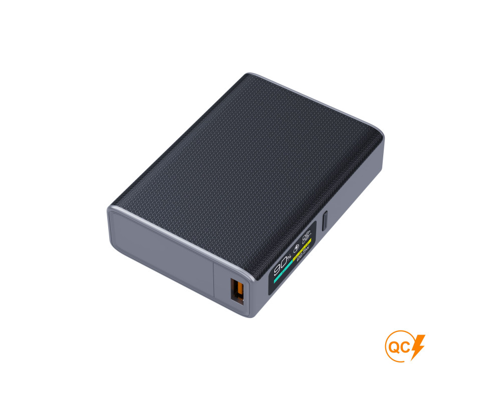 Повербанк Brick 9000 mAh, ТМ TEG — Сірий