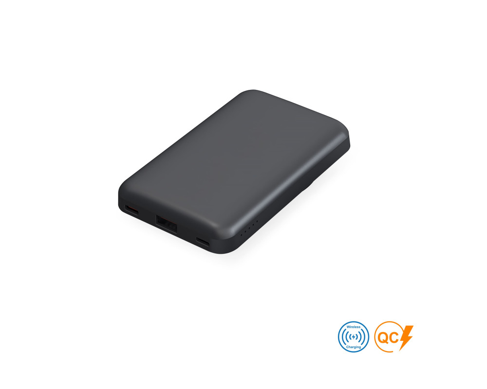 Повербанк з підсвіткою Magneto 10000 mAh, ТМ TEG — Білий