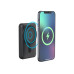 Повербанк з підсвіткою Magneto 10000 mAh, ТМ TEG — Білий
