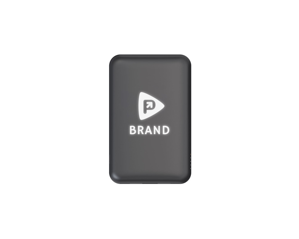 Повербанк з підсвіткою Magneto 10000 mAh, ТМ TEG — Білий