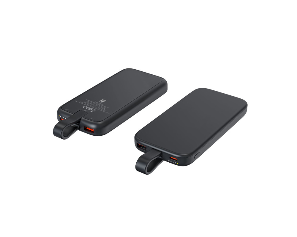 Повербанк з підсвіткою Starlight 10000 mAh, ТМ TEG — Зелений