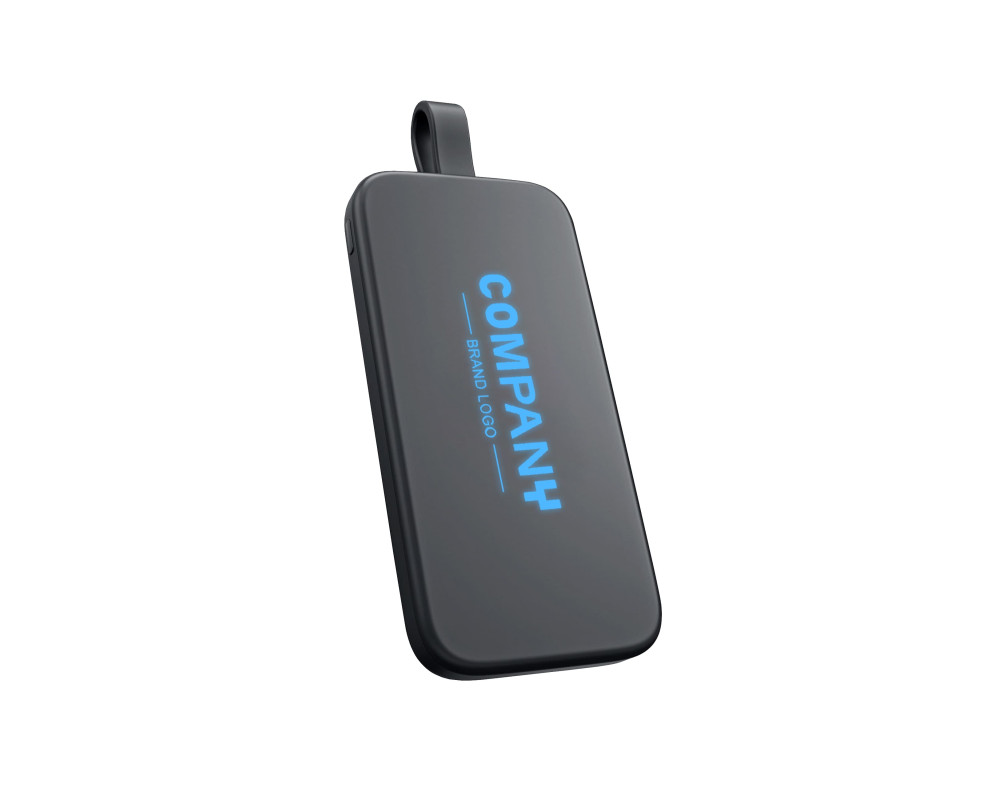 Повербанк з підсвіткою Starlight 10000 mAh, ТМ TEG — Синій