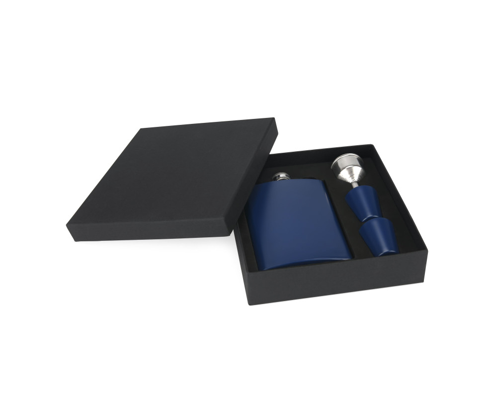 Набор фляга и 2 рюмки Dalmore, TM Discover — Синий