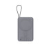 Повербанк Glam 10000 mAh 22,5W, ТМ TEG — Сірий
