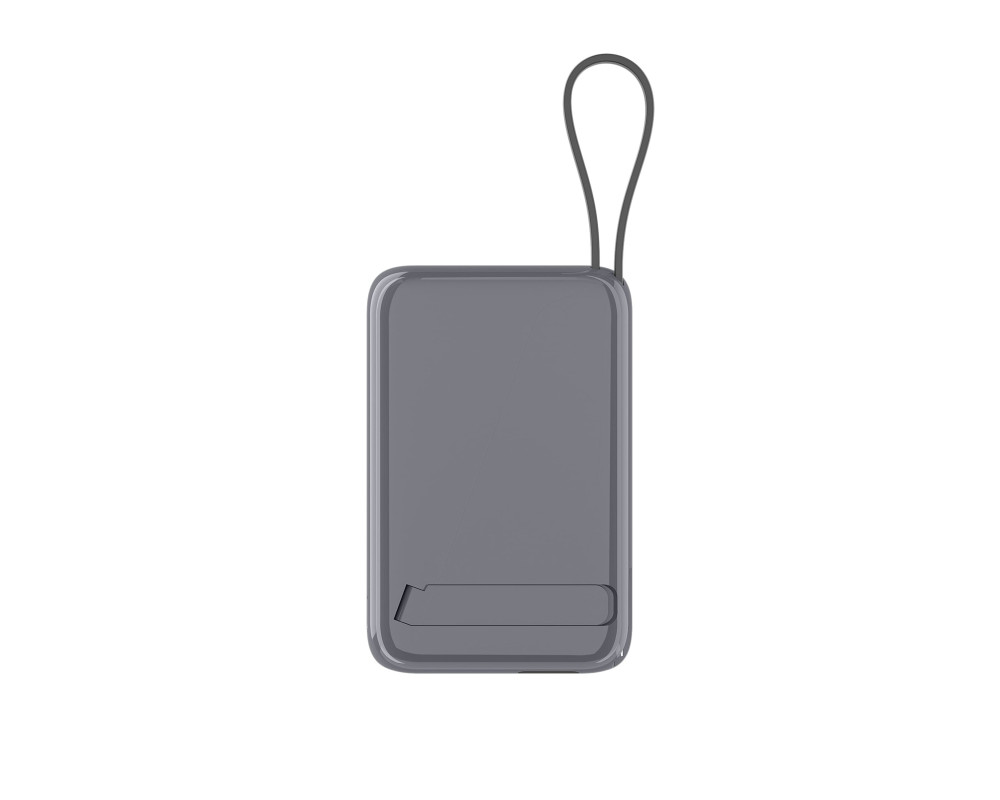 Повербанк Glam 10000 mAh 22,5W, ТМ TEG — Сірий