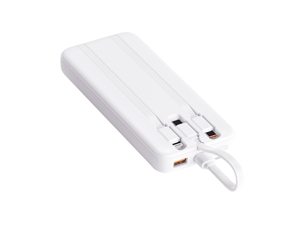 Повербанк Bulo 10000 mAh 22,5W, ТМ TEG — Білий