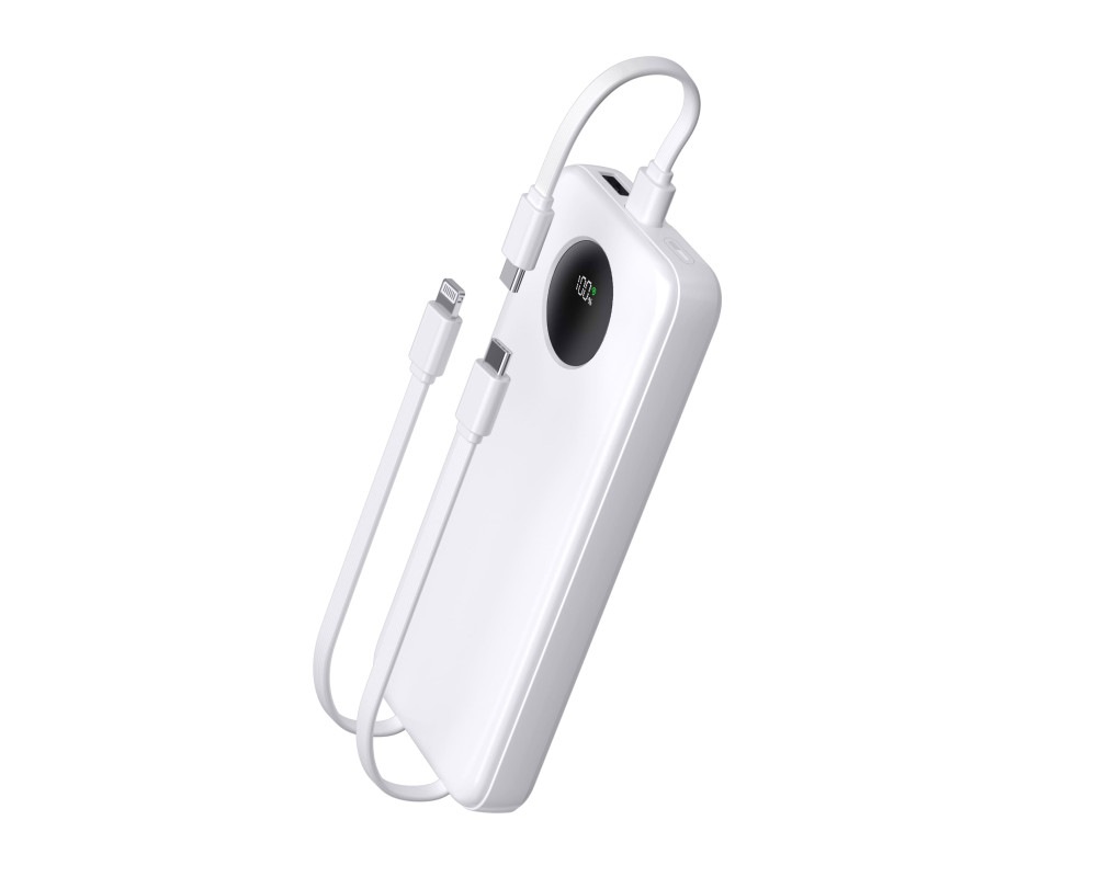 Повербанк Bulo 10000 mAh 22,5W, ТМ TEG — Білий