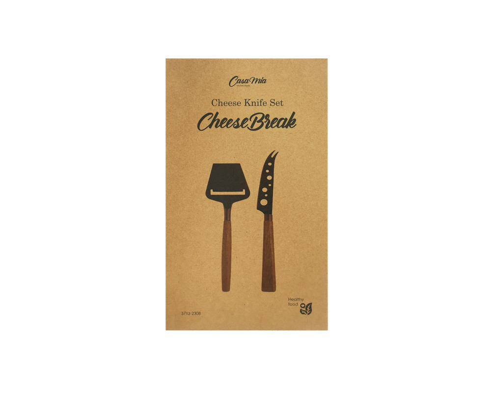 Набір ножів для сиру CheeseBreak, TM Casa Mia — Натуральний