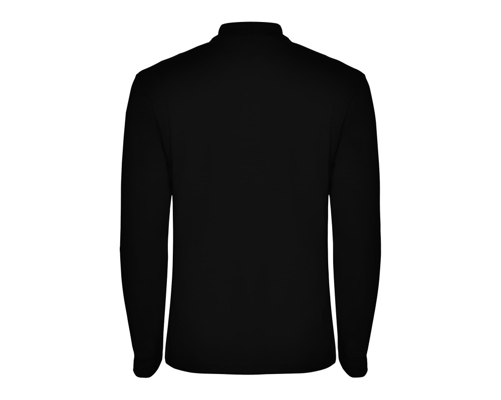 Поло с длинным рукавом Estrella L/S 220 — Черный
