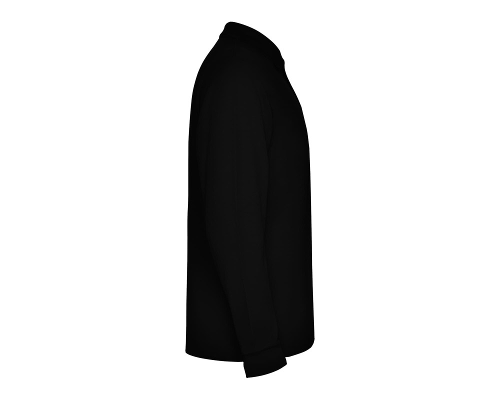 Поло с длинным рукавом Estrella L/S 220 — Черный