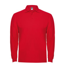 Поло с длинным рукавом Estrella L/S 220 — Красный