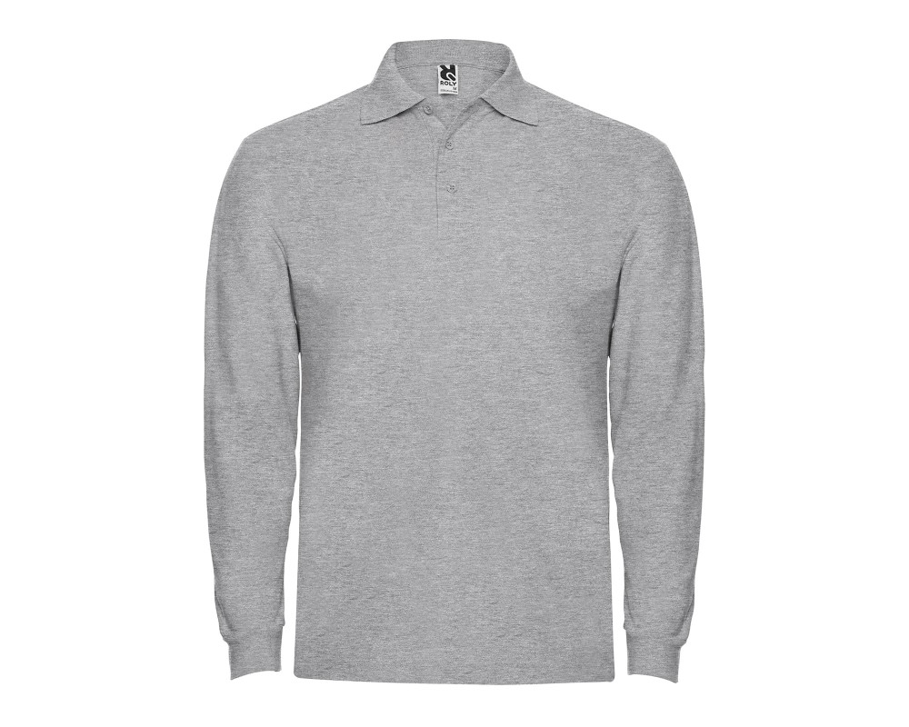 Поло с длинным рукавом Estrella L/S 220 — Серый