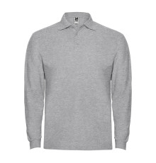 Поло з довгим рукавом Estrella L/S 220 — Сірий