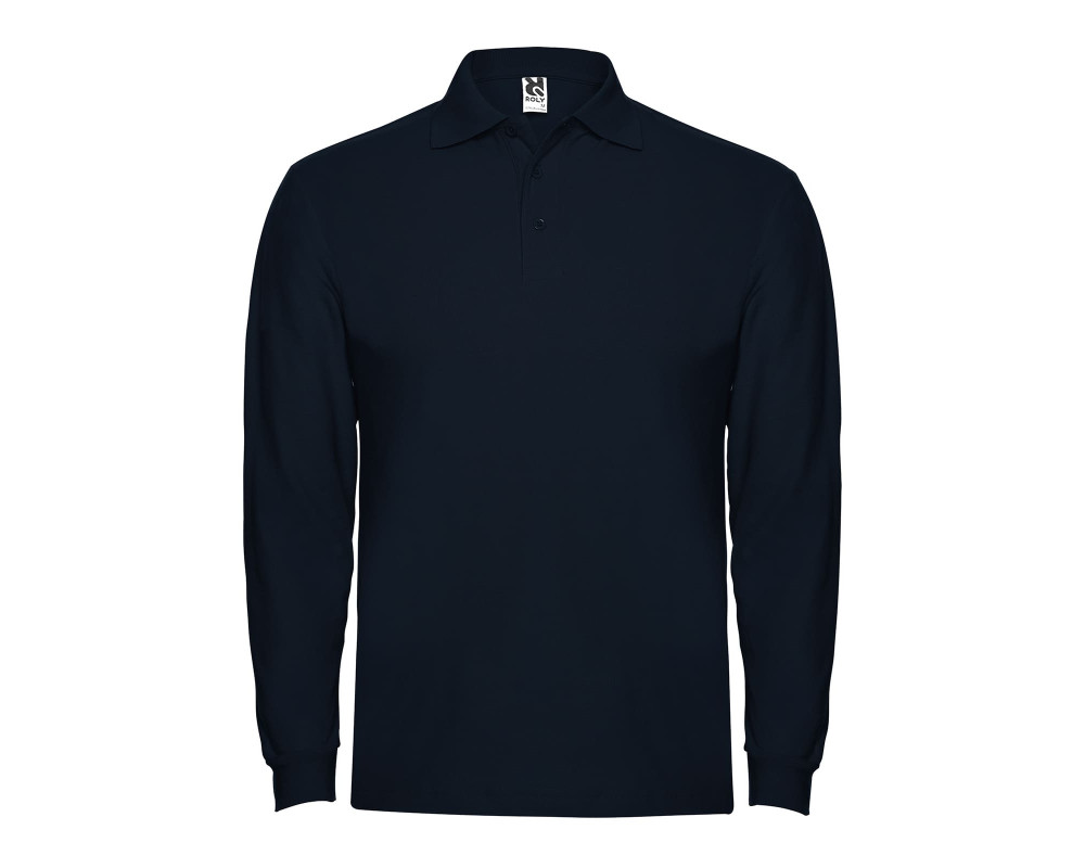 Поло с длинным рукавом Estrella L/S 220 — Синий