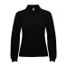 Поло жіноче з довгим рукавом Estrella woman L/S 220 — Чорний