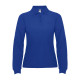 Поло жіноче з довгим рукавом Estrella woman L/S 220 — Синій