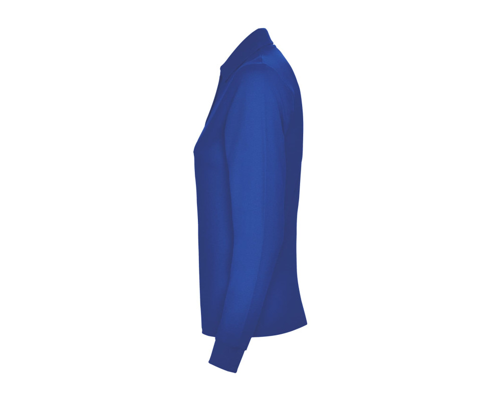 Поло жіноче з довгим рукавом Estrella woman L/S 220 — Синій