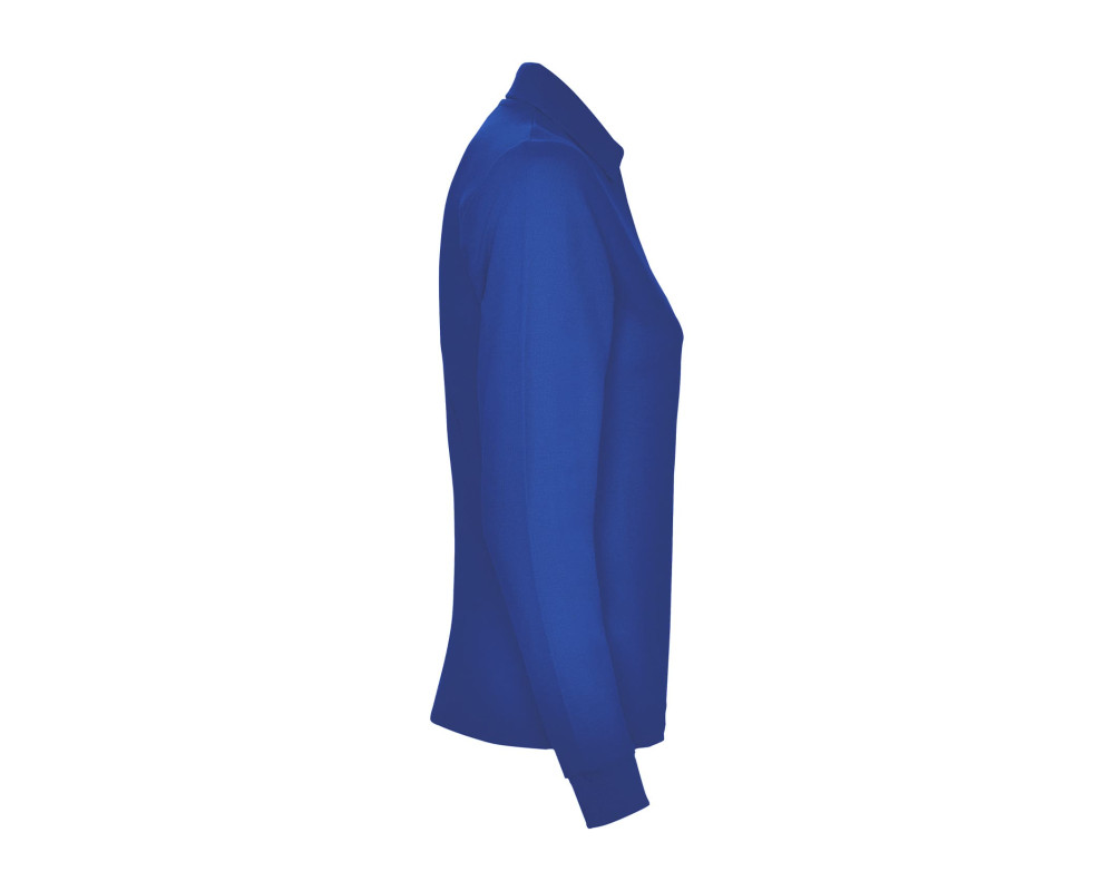 Поло жіноче з довгим рукавом Estrella woman L/S 220 — Синій