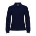 Поло жіноче з довгим рукавом Estrella woman L/S 220 — Синій
